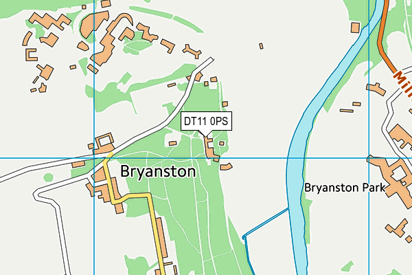 DT11 0PS map - OS VectorMap District (Ordnance Survey) DT11 0PS map - OS VectorMap District (Ordnance Survey)