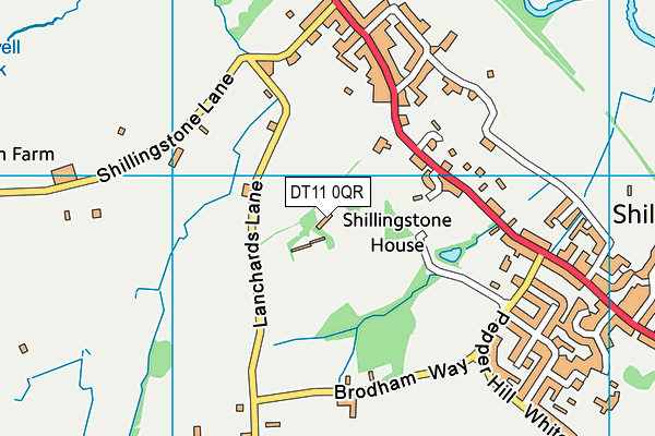 DT11 0QR map - OS VectorMap District (Ordnance Survey) DT11 0QR map - OS VectorMap District (Ordnance Survey)