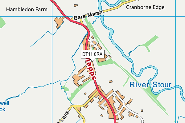 DT11 0RA map - OS VectorMap District (Ordnance Survey) DT11 0RA map - OS VectorMap District (Ordnance Survey)