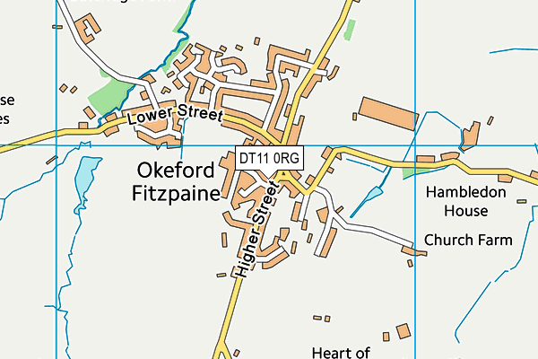 DT11 0RG map - OS VectorMap District (Ordnance Survey) DT11 0RG map - OS VectorMap District (Ordnance Survey)