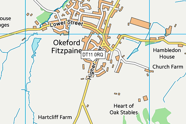 DT11 0RQ map - OS VectorMap District (Ordnance Survey) DT11 0RQ map - OS VectorMap District (Ordnance Survey)