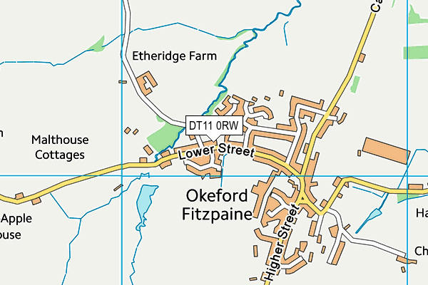 DT11 0RW map - OS VectorMap District (Ordnance Survey) DT11 0RW map - OS VectorMap District (Ordnance Survey)