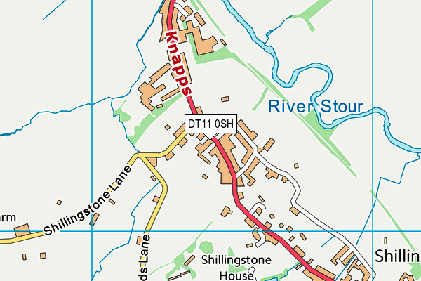 DT11 0SH map - OS VectorMap District (Ordnance Survey) DT11 0SH map - OS VectorMap District (Ordnance Survey)