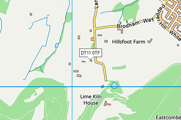 DT11 0TF map - OS VectorMap District (Ordnance Survey) DT11 0TF map - OS VectorMap District (Ordnance Survey)