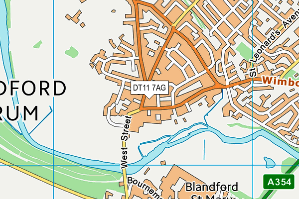 DT11 7AG map - OS VectorMap District (Ordnance Survey) DT11 7AG map - OS VectorMap District (Ordnance Survey)