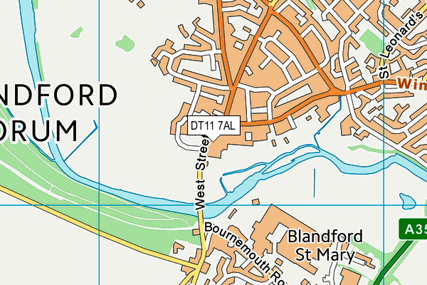 DT11 7AL map - OS VectorMap District (Ordnance Survey) DT11 7AL map - OS VectorMap District (Ordnance Survey)