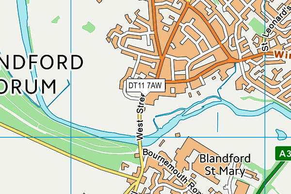 DT11 7AW map - OS VectorMap District (Ordnance Survey) DT11 7AW map - OS VectorMap District (Ordnance Survey)