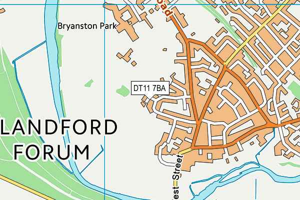 DT11 7BA map - OS VectorMap District (Ordnance Survey) DT11 7BA map - OS VectorMap District (Ordnance Survey)