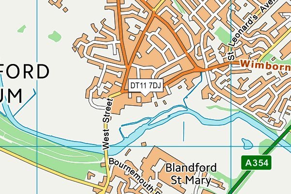 DT11 7DJ map - OS VectorMap District (Ordnance Survey) DT11 7DJ map - OS VectorMap District (Ordnance Survey)