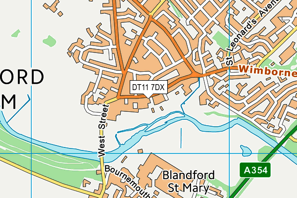 DT11 7DX map - OS VectorMap District (Ordnance Survey) DT11 7DX map - OS VectorMap District (Ordnance Survey)