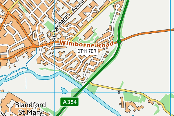 DT11 7ER map - OS VectorMap District (Ordnance Survey) DT11 7ER map - OS VectorMap District (Ordnance Survey)