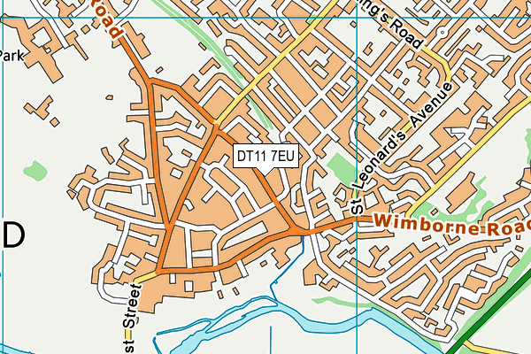 DT11 7EU map - OS VectorMap District (Ordnance Survey) DT11 7EU map - OS VectorMap District (Ordnance Survey)