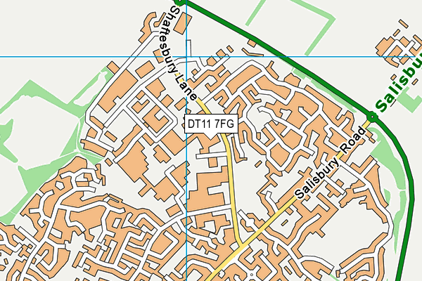 DT11 7FG map - OS VectorMap District (Ordnance Survey) DT11 7FG map - OS VectorMap District (Ordnance Survey)