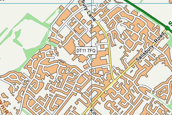 DT11 7FQ map - OS VectorMap District (Ordnance Survey) DT11 7FQ map - OS VectorMap District (Ordnance Survey)