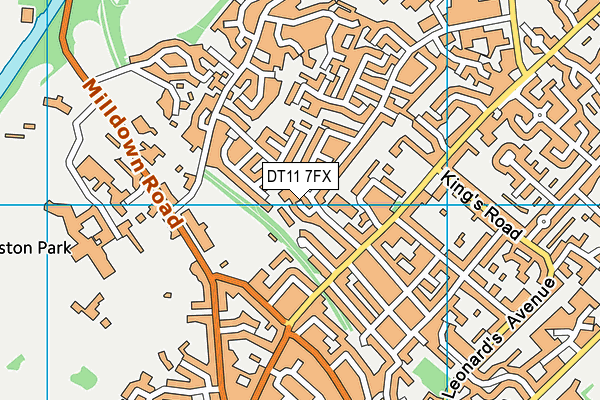 DT11 7FX map - OS VectorMap District (Ordnance Survey) DT11 7FX map - OS VectorMap District (Ordnance Survey)