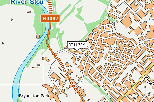 DT11 7FY map - OS VectorMap District (Ordnance Survey) DT11 7FY map - OS VectorMap District (Ordnance Survey)
