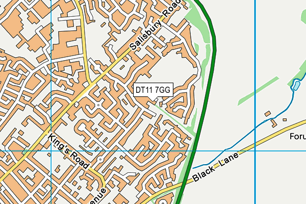 DT11 7GG map - OS VectorMap District (Ordnance Survey) DT11 7GG map - OS VectorMap District (Ordnance Survey)