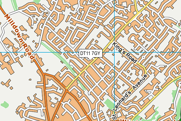 DT11 7GY map - OS VectorMap District (Ordnance Survey) DT11 7GY map - OS VectorMap District (Ordnance Survey)