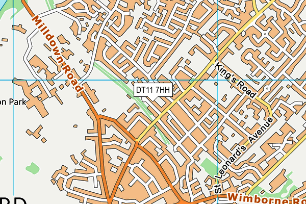 DT11 7HH map - OS VectorMap District (Ordnance Survey) DT11 7HH map - OS VectorMap District (Ordnance Survey)