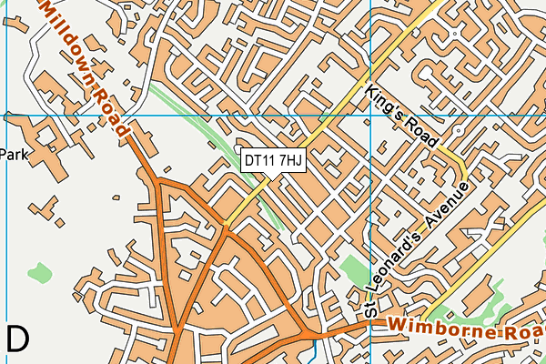 DT11 7HJ map - OS VectorMap District (Ordnance Survey) DT11 7HJ map - OS VectorMap District (Ordnance Survey)