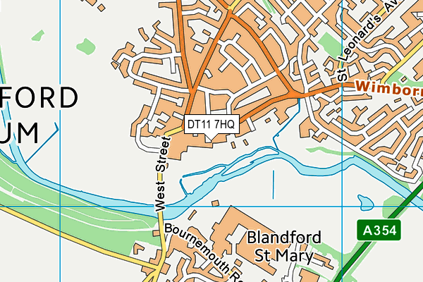 DT11 7HQ map - OS VectorMap District (Ordnance Survey) DT11 7HQ map - OS VectorMap District (Ordnance Survey)