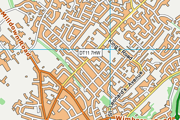 DT11 7HW map - OS VectorMap District (Ordnance Survey) DT11 7HW map - OS VectorMap District (Ordnance Survey)