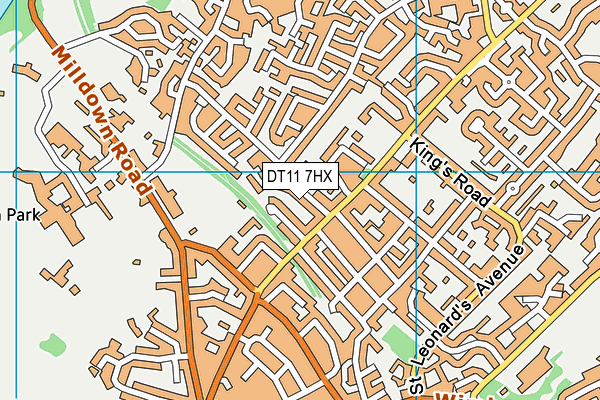 DT11 7HX map - OS VectorMap District (Ordnance Survey) DT11 7HX map - OS VectorMap District (Ordnance Survey)