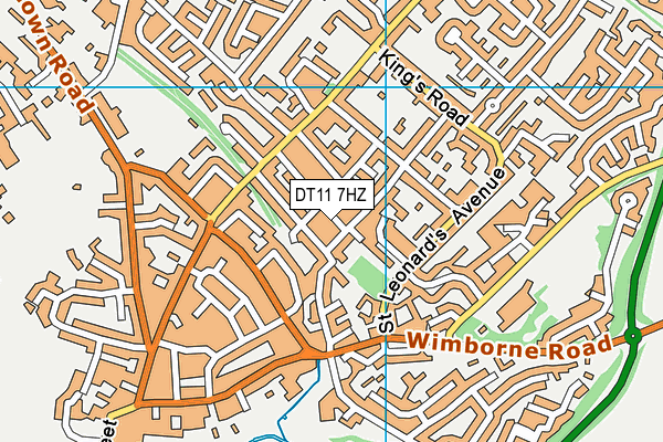 DT11 7HZ map - OS VectorMap District (Ordnance Survey) DT11 7HZ map - OS VectorMap District (Ordnance Survey)