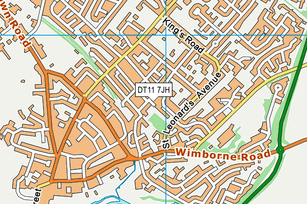 DT11 7JH map - OS VectorMap District (Ordnance Survey) DT11 7JH map - OS VectorMap District (Ordnance Survey)