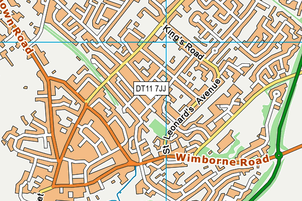 DT11 7JJ map - OS VectorMap District (Ordnance Survey) DT11 7JJ map - OS VectorMap District (Ordnance Survey)