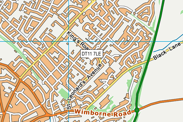 DT11 7LE map - OS VectorMap District (Ordnance Survey) DT11 7LE map - OS VectorMap District (Ordnance Survey)