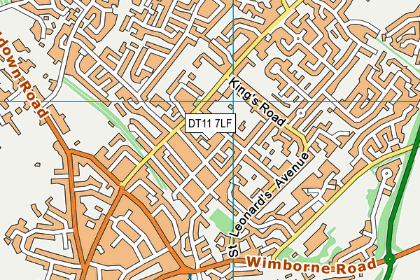 DT11 7LF map - OS VectorMap District (Ordnance Survey) DT11 7LF map - OS VectorMap District (Ordnance Survey)