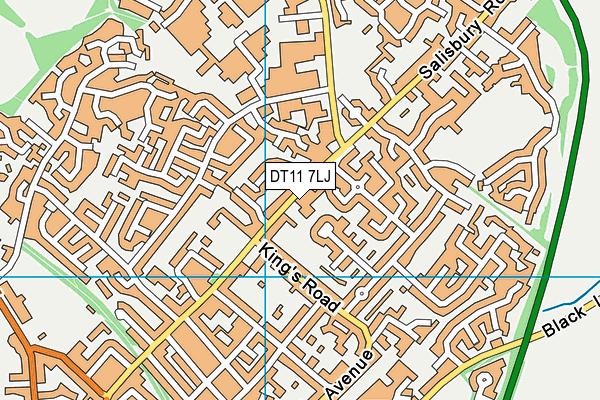 DT11 7LJ map - OS VectorMap District (Ordnance Survey) DT11 7LJ map - OS VectorMap District (Ordnance Survey)