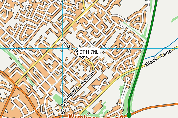DT11 7NL map - OS VectorMap District (Ordnance Survey) DT11 7NL map - OS VectorMap District (Ordnance Survey)