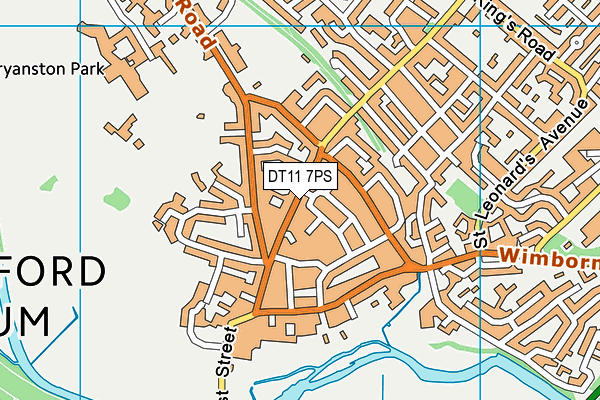 DT11 7PS map - OS VectorMap District (Ordnance Survey) DT11 7PS map - OS VectorMap District (Ordnance Survey)