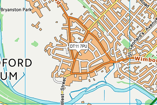 DT11 7PU map - OS VectorMap District (Ordnance Survey) DT11 7PU map - OS VectorMap District (Ordnance Survey)