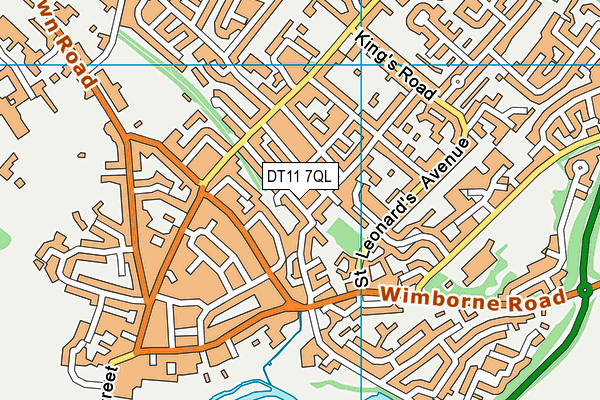 DT11 7QL map - OS VectorMap District (Ordnance Survey) DT11 7QL map - OS VectorMap District (Ordnance Survey)