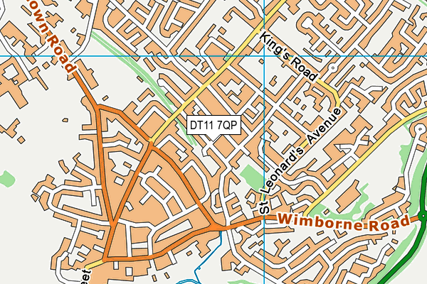 DT11 7QP map - OS VectorMap District (Ordnance Survey) DT11 7QP map - OS VectorMap District (Ordnance Survey)