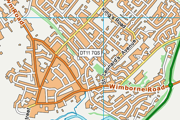 DT11 7QS map - OS VectorMap District (Ordnance Survey) DT11 7QS map - OS VectorMap District (Ordnance Survey)