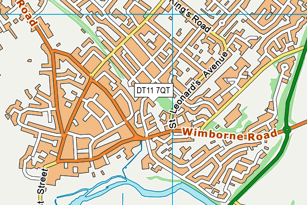 DT11 7QT map - OS VectorMap District (Ordnance Survey) DT11 7QT map - OS VectorMap District (Ordnance Survey)