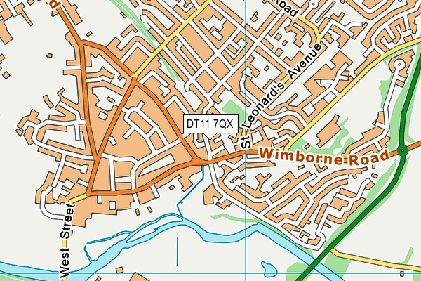 DT11 7QX map - OS VectorMap District (Ordnance Survey) DT11 7QX map - OS VectorMap District (Ordnance Survey)