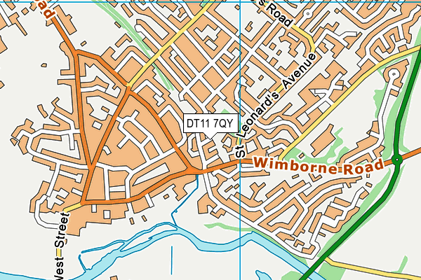DT11 7QY map - OS VectorMap District (Ordnance Survey) DT11 7QY map - OS VectorMap District (Ordnance Survey)