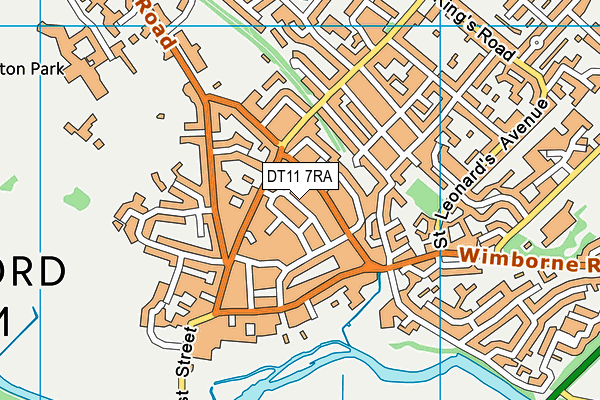 DT11 7RA map - OS VectorMap District (Ordnance Survey) DT11 7RA map - OS VectorMap District (Ordnance Survey)