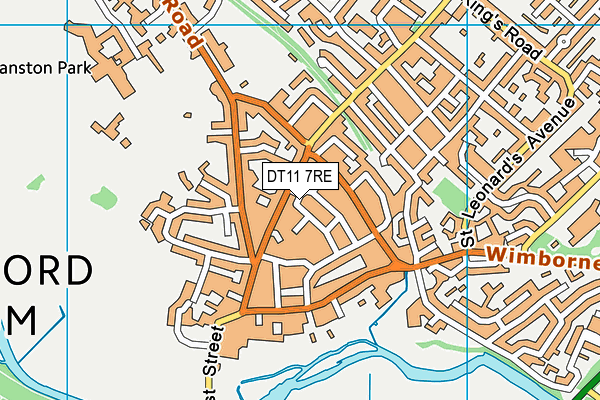 DT11 7RE map - OS VectorMap District (Ordnance Survey) DT11 7RE map - OS VectorMap District (Ordnance Survey)