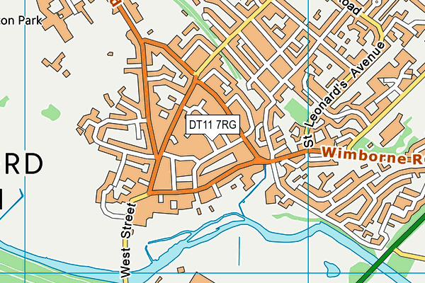 DT11 7RG map - OS VectorMap District (Ordnance Survey) DT11 7RG map - OS VectorMap District (Ordnance Survey)