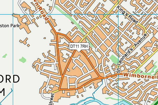 DT11 7RH map - OS VectorMap District (Ordnance Survey) DT11 7RH map - OS VectorMap District (Ordnance Survey)