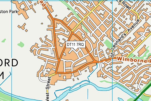 DT11 7RQ map - OS VectorMap District (Ordnance Survey) DT11 7RQ map - OS VectorMap District (Ordnance Survey)