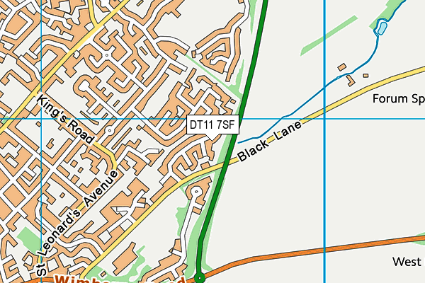 DT11 7SF map - OS VectorMap District (Ordnance Survey) DT11 7SF map - OS VectorMap District (Ordnance Survey)