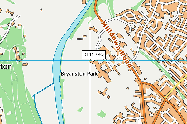 DT11 7SQ map - OS VectorMap District (Ordnance Survey) DT11 7SQ map - OS VectorMap District (Ordnance Survey)