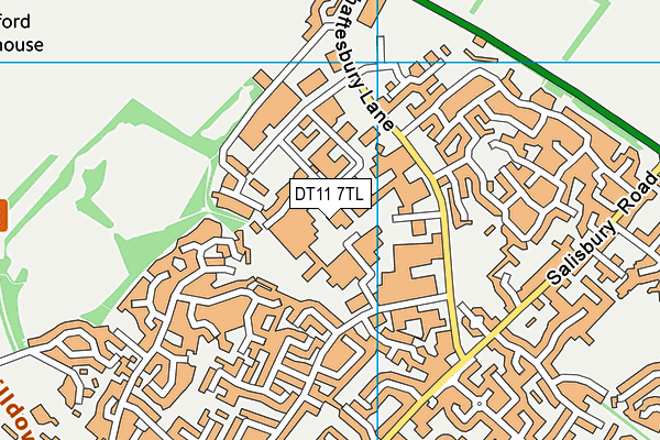 DT11 7TL map - OS VectorMap District (Ordnance Survey) DT11 7TL map - OS VectorMap District (Ordnance Survey)